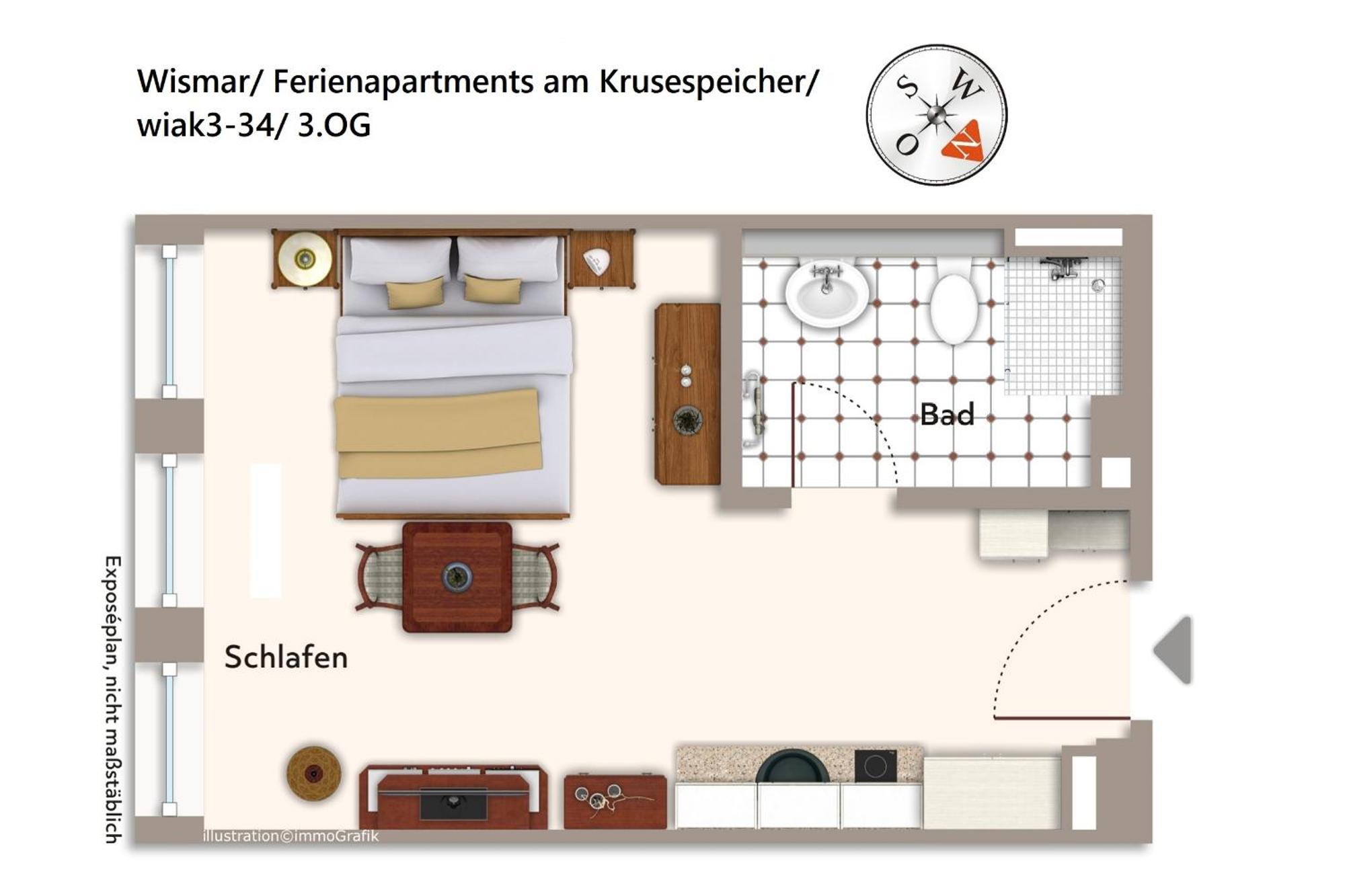 Ferienapartments Am Krusespeicher Ferienapartments Am Krusespeicher 3-34 Висмар Экстерьер фото